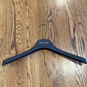 Louis Vuitton Black Gold Plastic Metal Hook Hanger